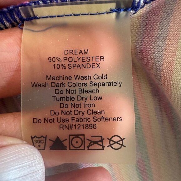 Title Nine Hillary Dress Multicolor Striped Geo‎ Sleeveless - Picture 7 of 10